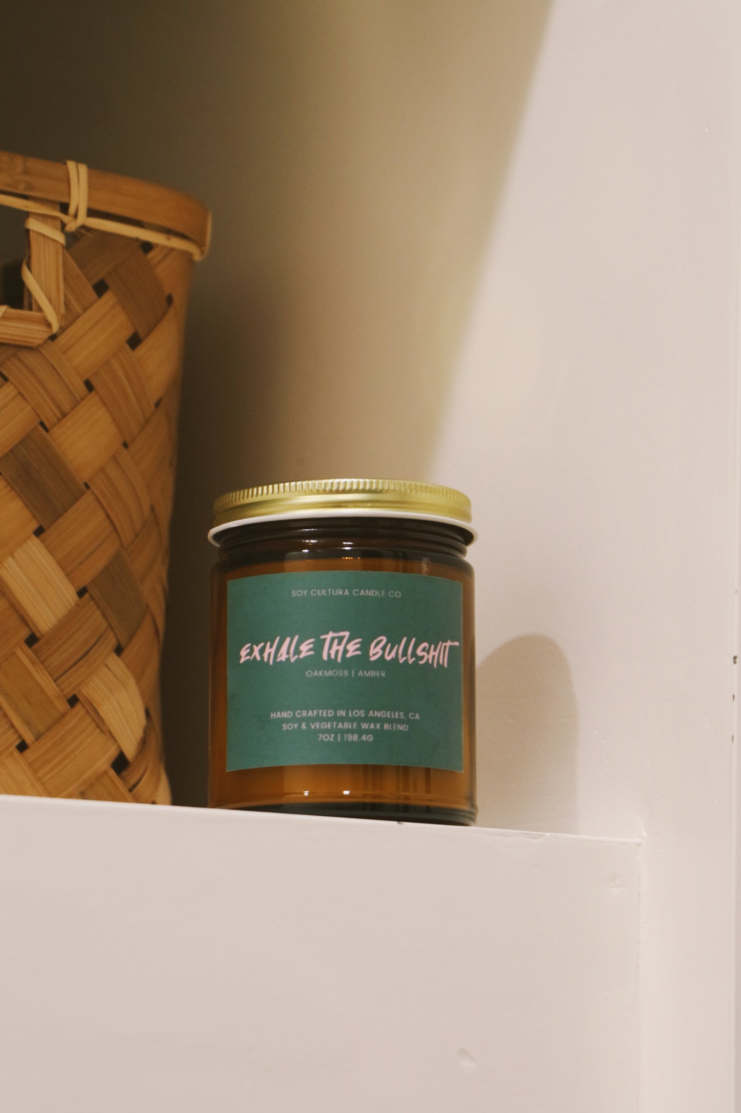 Exhale the Bullshit 7oz candle