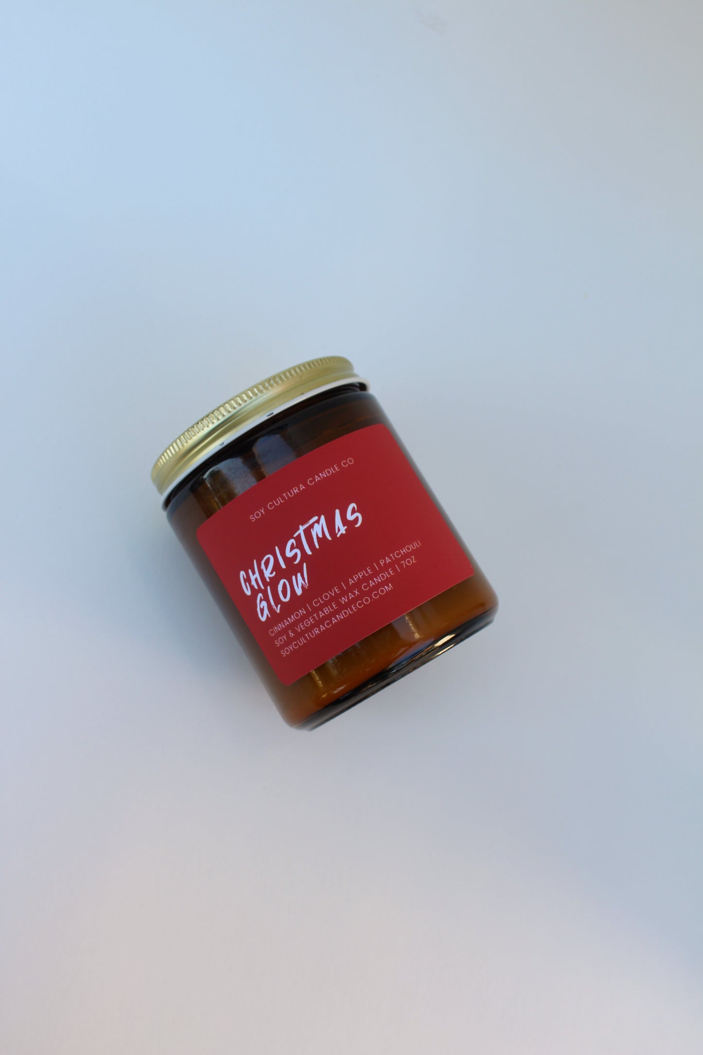 Christmas Glow 7oz candle- Cotton wicked