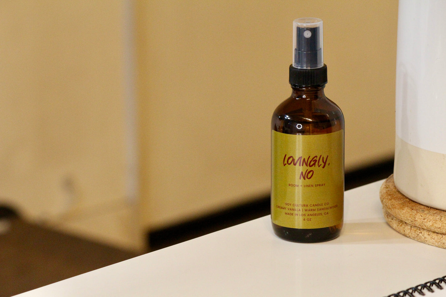 Lovingly, No Room + Linen Spray 4oz