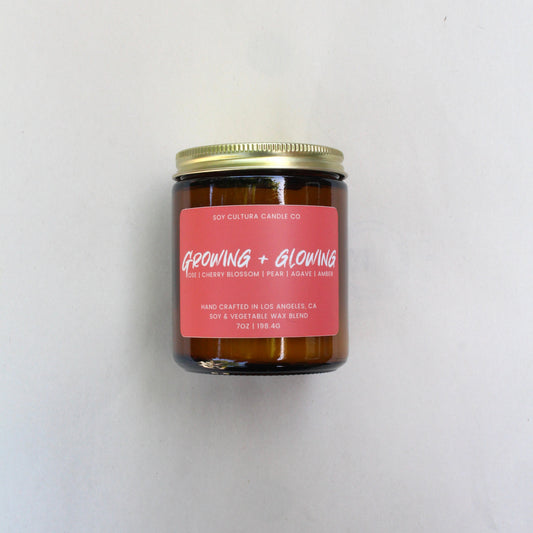 Growing + Glowing 7oz candle