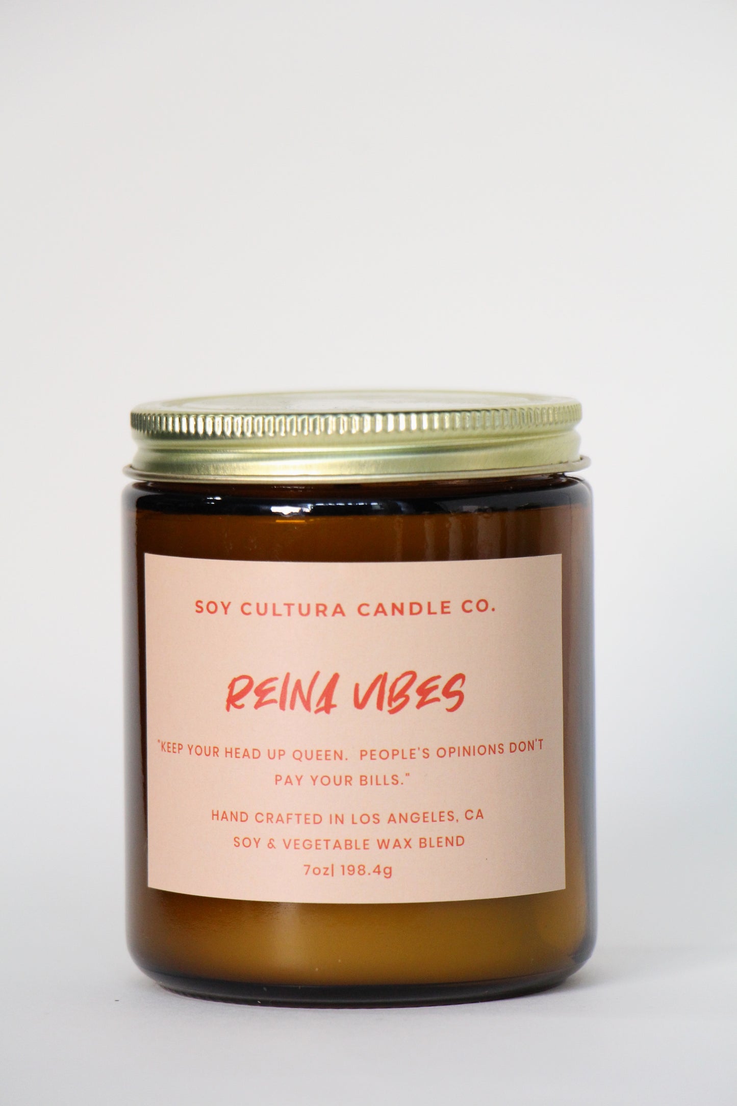 Reina Vibes 7oz candle