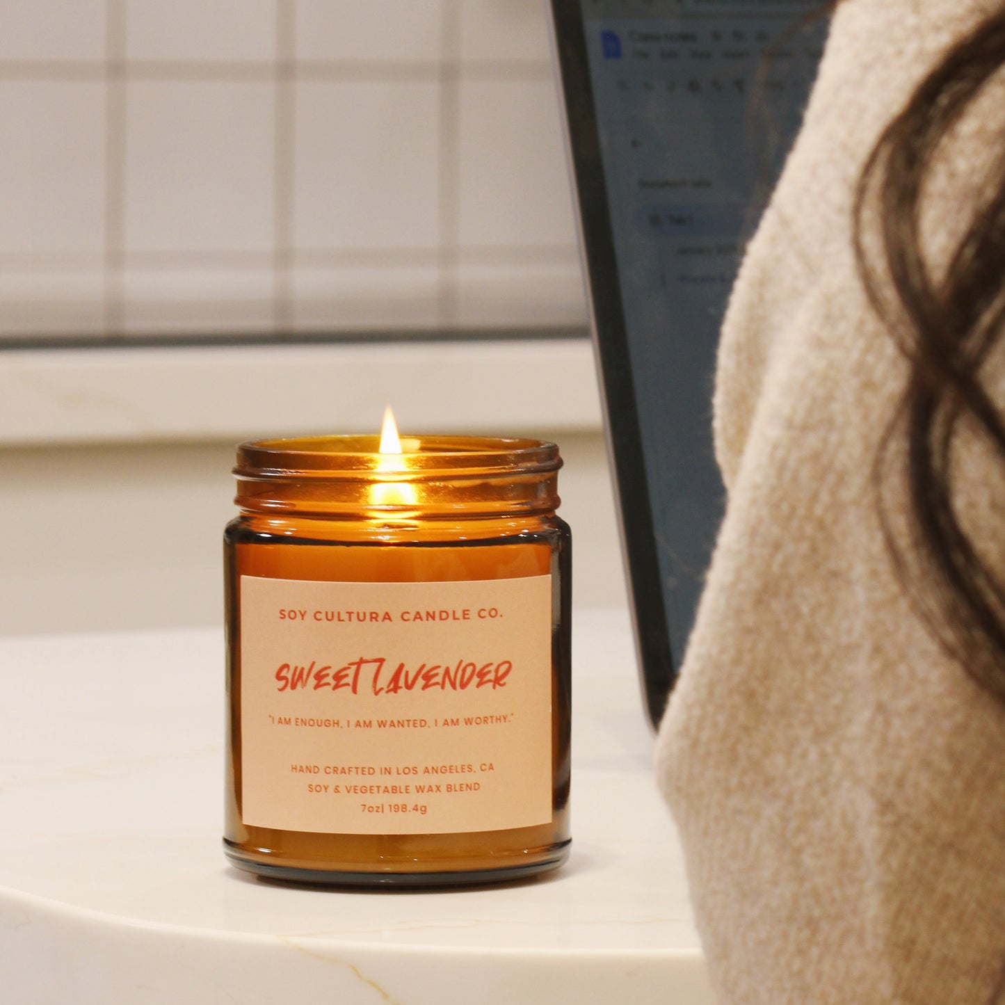 Sweet Lavender 7oz candle