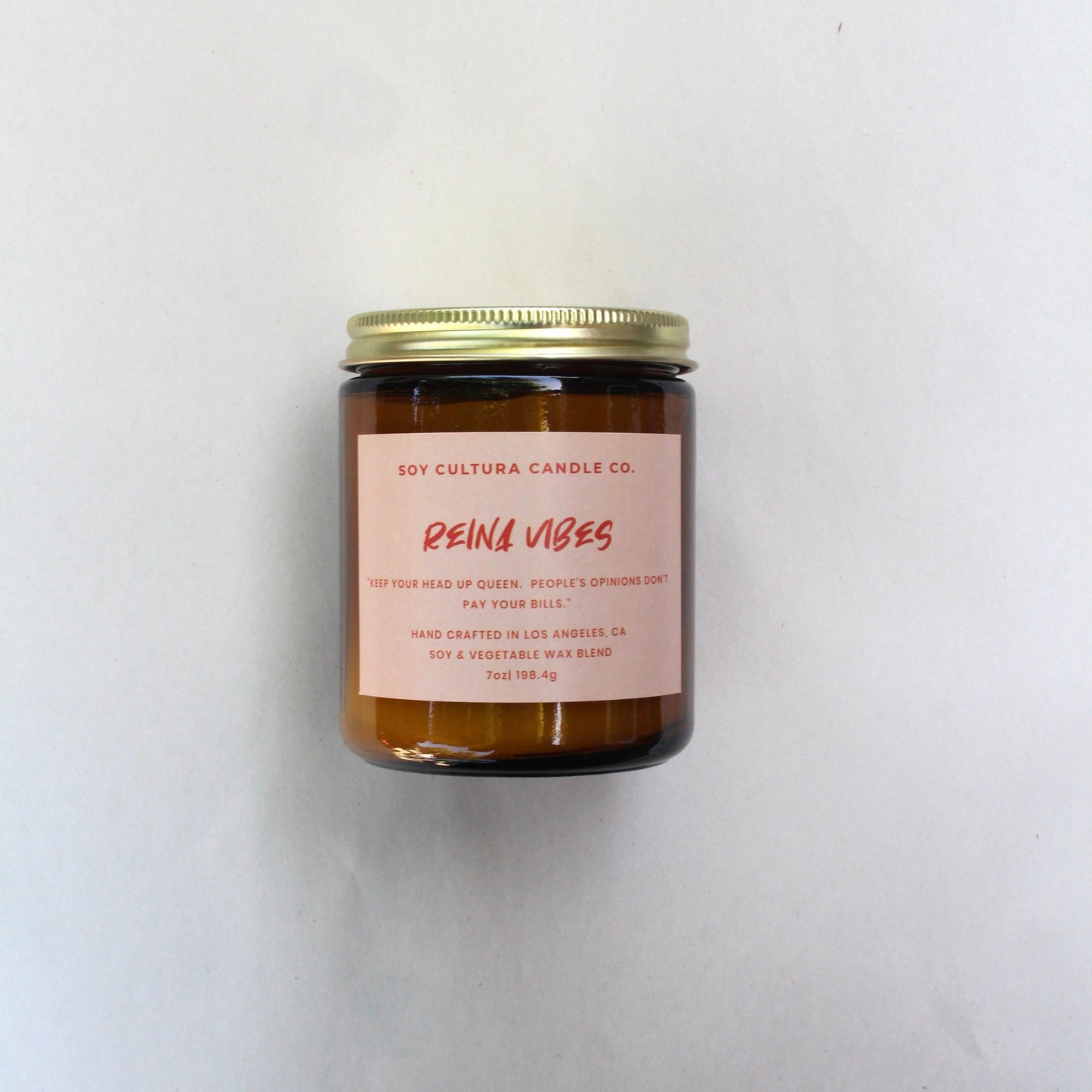 Reina Vibes 7oz candle